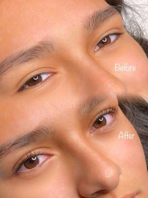 Lash Lift Before & After