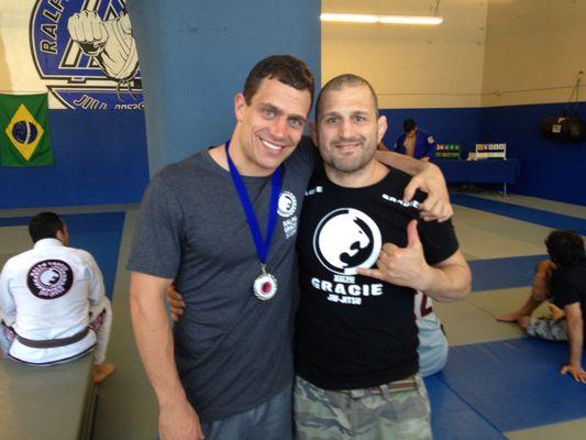 With Ralph Gracie at our competition