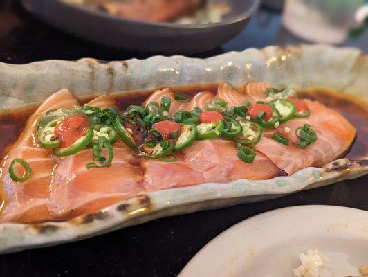 Salmon Sashimi Jalapeno