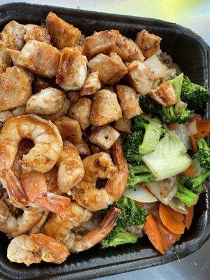 Shrimp and chicken