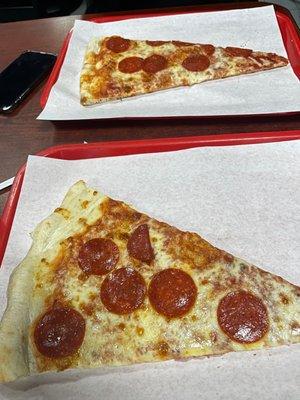 Pepperoni slices