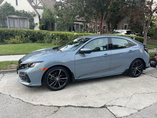 Honda Civic Wash, Clay and Wax