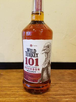 wild turkey 101 proof bourbon whiskey