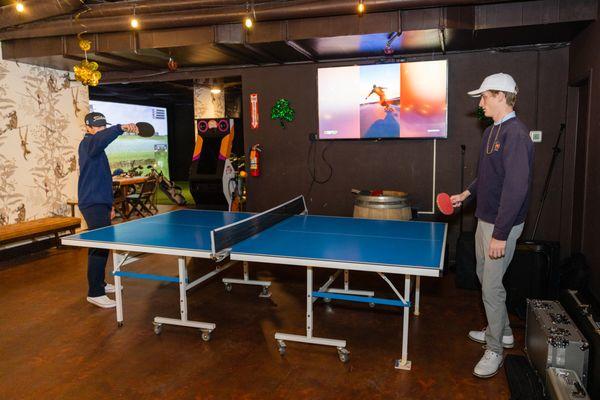 Ping Pong at the Links Club!