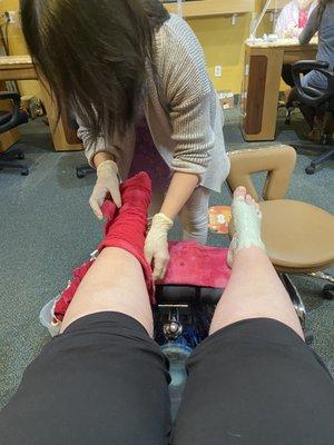 Luxury pedicure