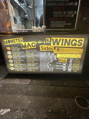 Menu as of 4/9/24