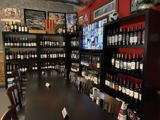 The wine wall! | Renzo's | Tampa, FL | Feb 16, 2021