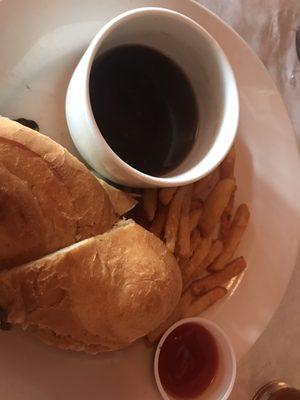 French dip - yes that is all the fries that came with it