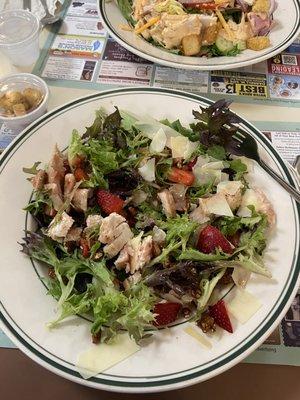 June special strawberry and pecan salad.