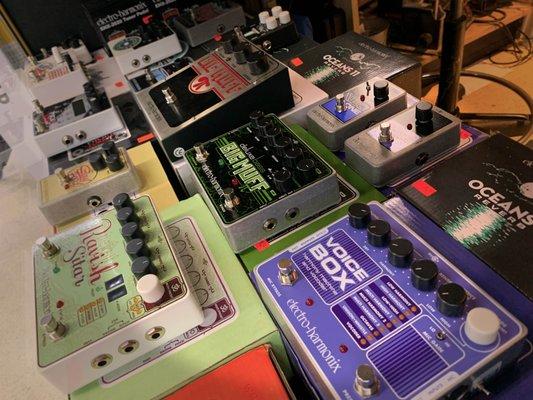 EHX Electro Harmonix and Digitech Pedals