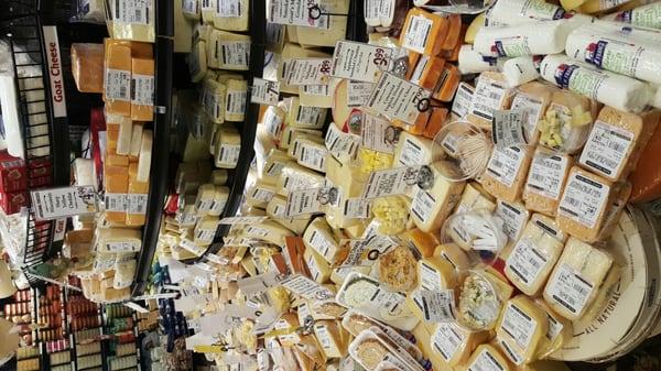 The cheese variety is endless.