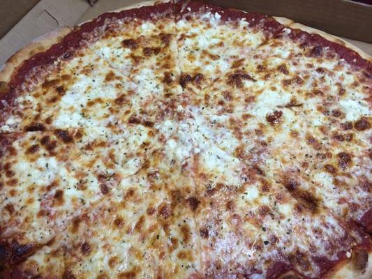 16" with feta cheese