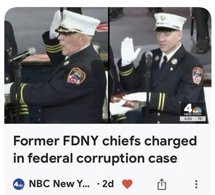 I guess there's corruption, everywhere, right? Sad BUT True! NYC.