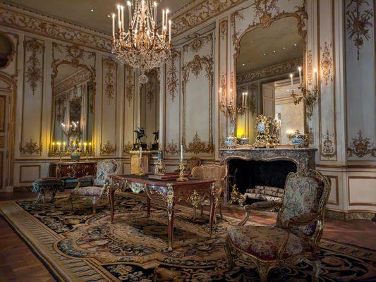 French Mansion Living Room Interior