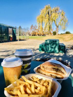 John's French Dip in the park.