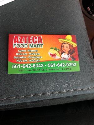 Mexican food mart