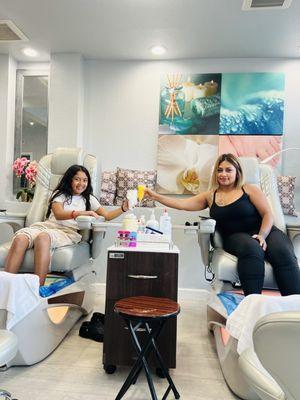 Nails By Ken is the perfect place for family and friends to come to relax, pampered, get nails and toes done: 510-529-4357.