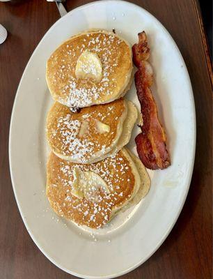 Kids silver dollar pancake meal