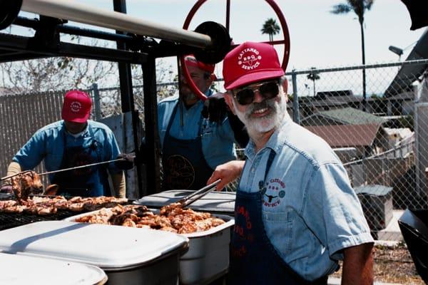 BBQ service at your location. Ray cooks up a great top sirloin and chicken meal. Check out the bbq menu at www.raysownbrand.com