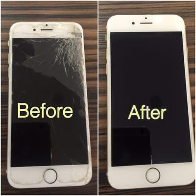 This shows how great they fixed my phone!