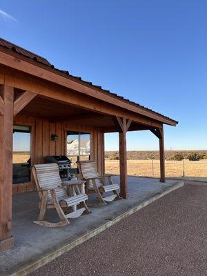 Back porch of our house!