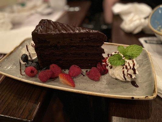 Chocolate cake ($11.50)