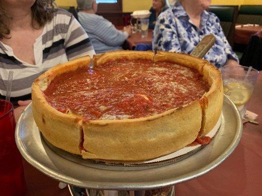 Our annual pilgrimage brings us to Indiana and to the best deep dish pizza.