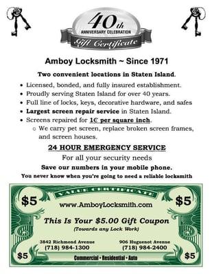 Brief description of our services with a coupon.