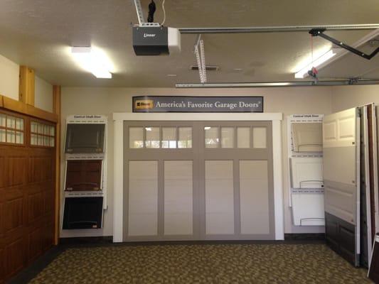 Have you seen our show room? If you are in need of a new garage door, stop in and see what we have to offer!