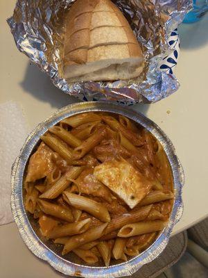 Penne Vodka Lunch Special