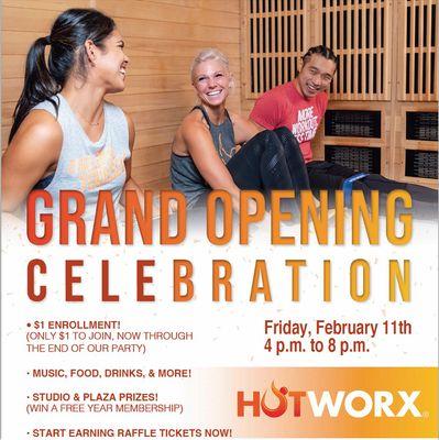 Celebrate our Grand Opening with us on Friday, February 11th!