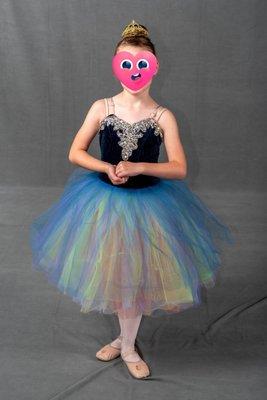 This was a costume from the last summer show one of the ballet classes wore.