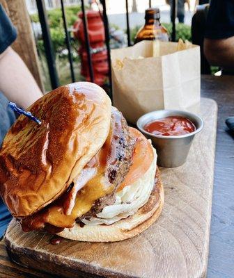 Guinness BBQ Burger