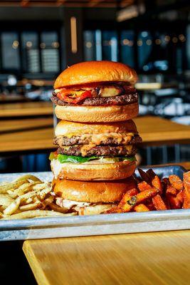 Gourmet burgers at Umami Burger and delicious fries to complement!