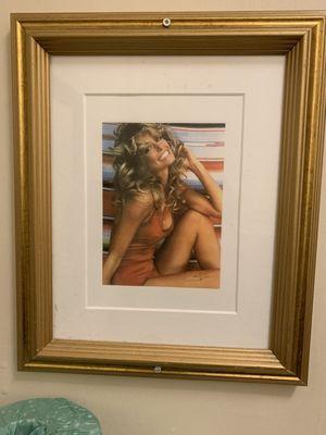 Can't go wrong with Farrah Fawcett in the men's room