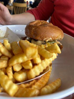 Mushroom burger