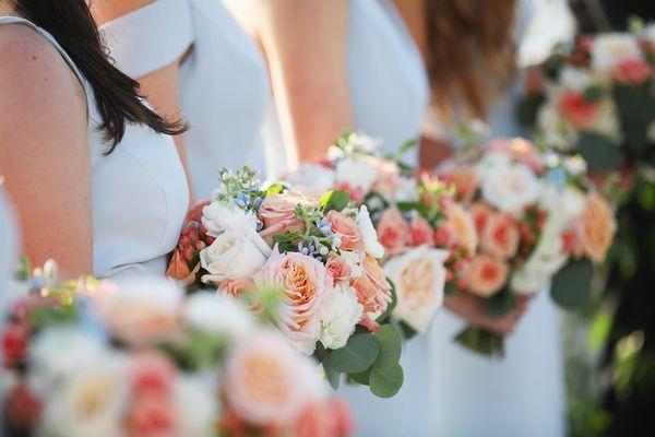 Bridesmaid bouquets