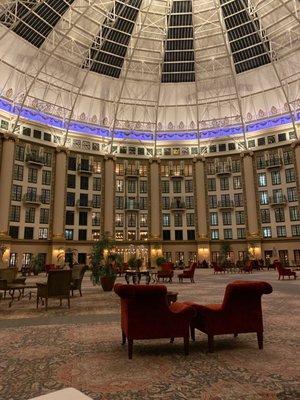 The atrium at West Baden Hotel