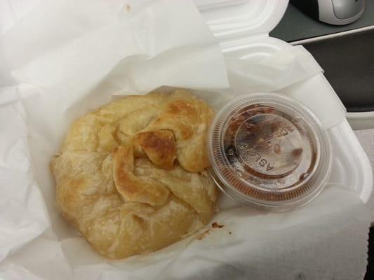 Baked brie with mango chutney