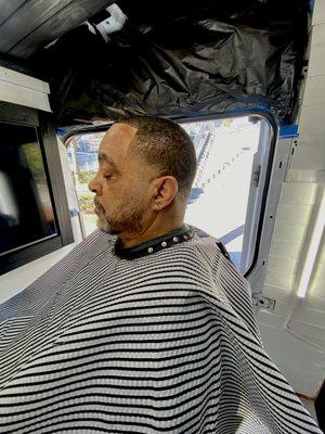 No matter where you are within 200 miles of Los Angeles, we bring the Barber Shop to your location.