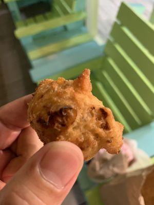 Big crunchy tasty conch fritters