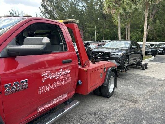 Wrecker and Dollie's for cars stuck in park position