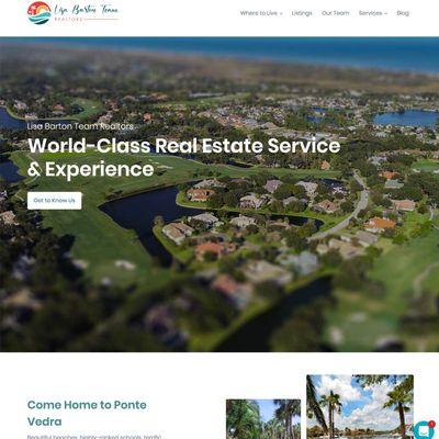 Website for Lisa Barton Team Realtors