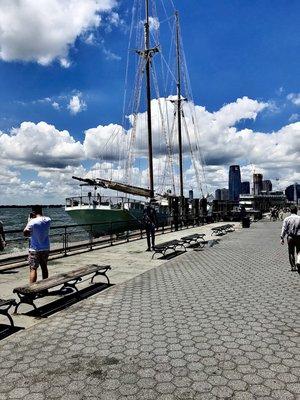 Always a beautiful day at battery park.