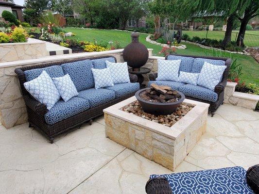 Outdoor patio cushions