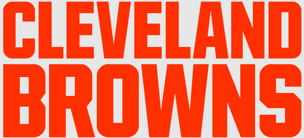 Cleveland Browns current wordmark. 2021.