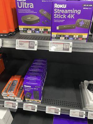 Roku- we came for an upgrade- they had what we needed