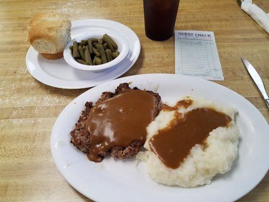 "Salisbury Steak" special