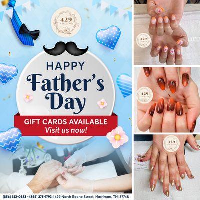 429 Nails & Lashes has got the perfect gift idea to make Dad feel extra loved and appreciated: