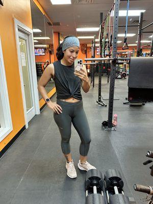 At the gym